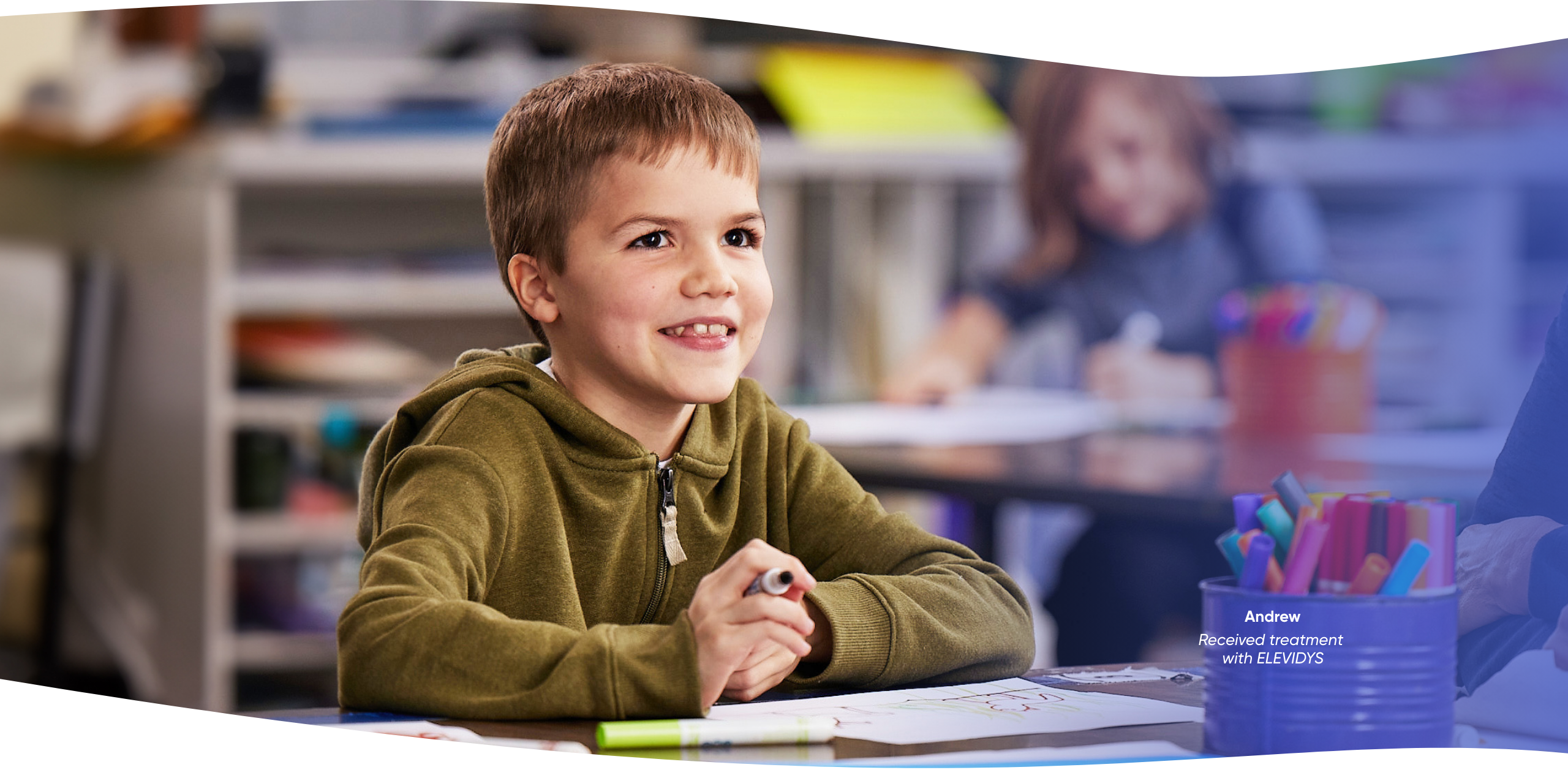 Boy who received treatment with ELEVIDYS
