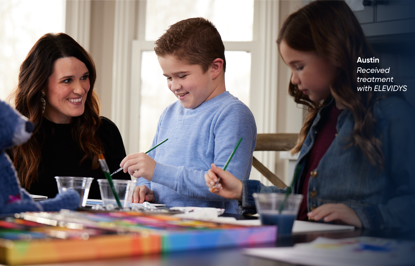 Austin received treatment with ELEVIDYS