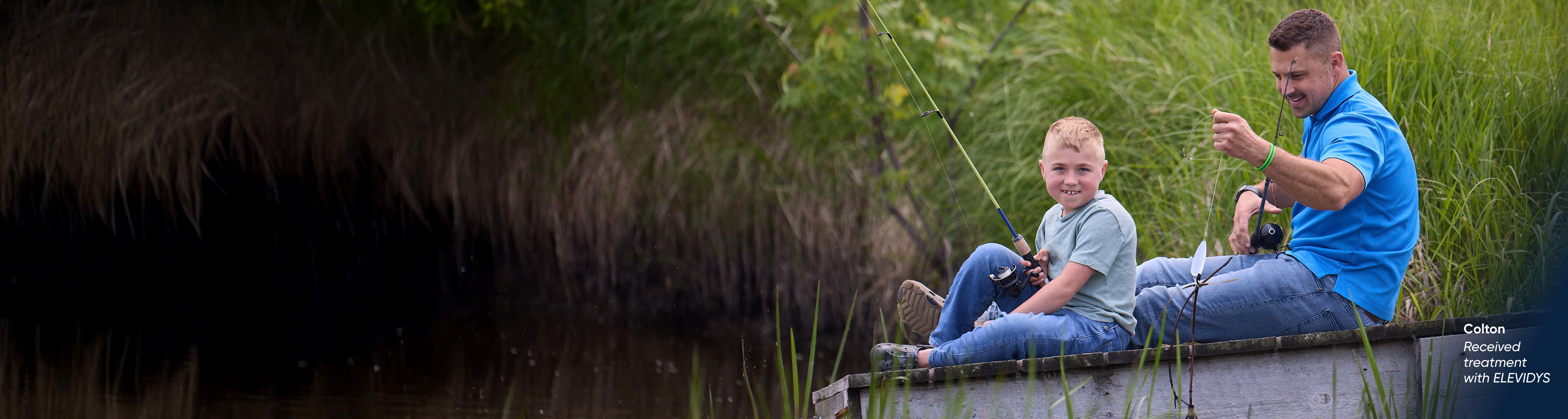 On treatment day; Colton received treatment with ELEVIDYS