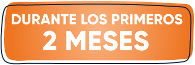 Efectos secundarios posibles durante los dos primeros meses