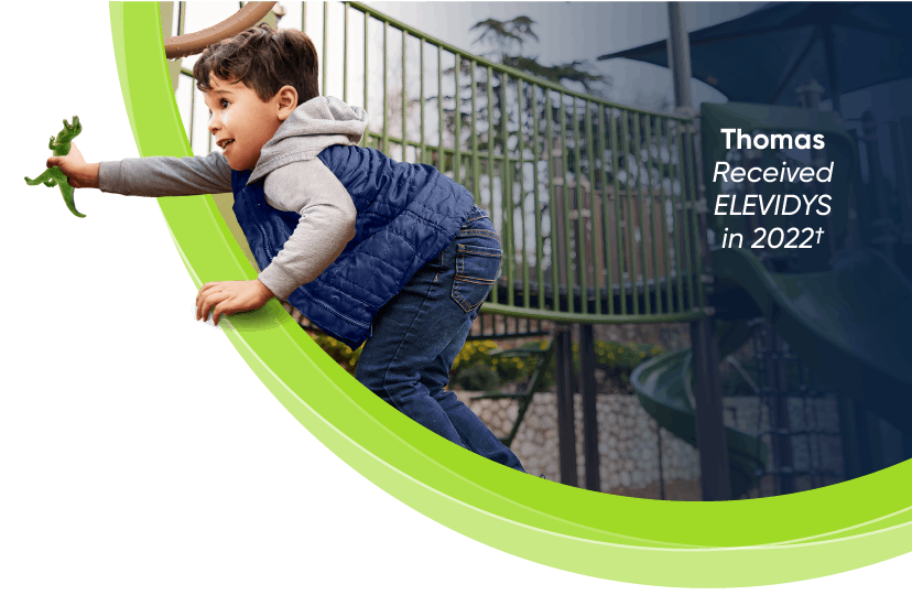 Thomas received ELEVIDYS in a clinical trial in 2022
