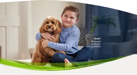 Boy who received treatment with ELEVIDYS