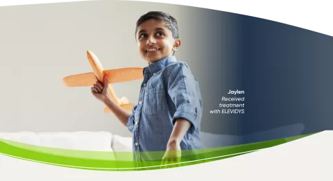 Boy who received treatment with ELEVIDYS