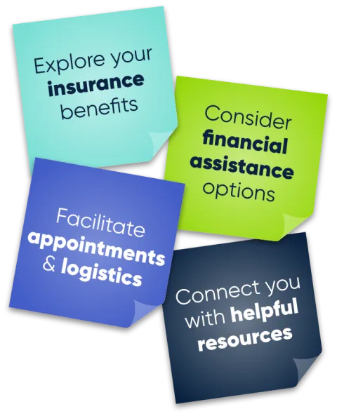 SareptAssist can help with treatment logistics