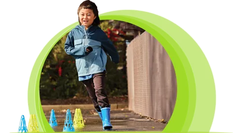 Max running through cones